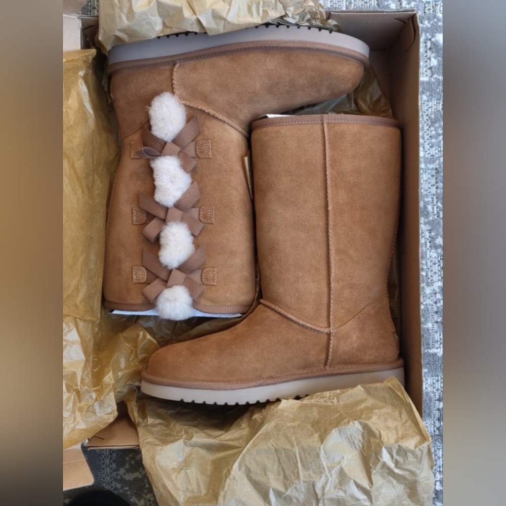 Koolaburra by UGG Victoria Women's Winter Boots Color chesnut size 9 - Picture 11 of 11
